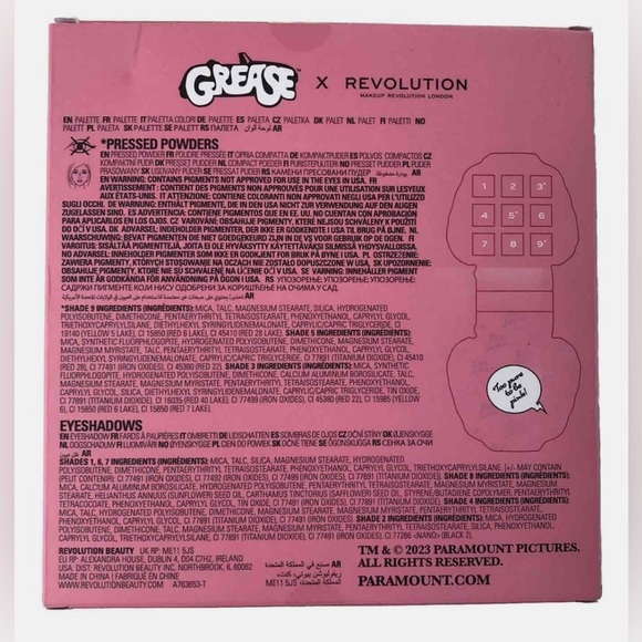 Revolution x Grease Pink Ladies Palette - Picture 8 of 10